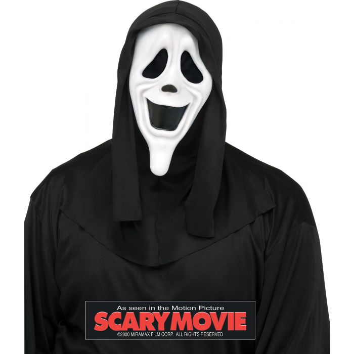 Scary Movie Mask with Shroud