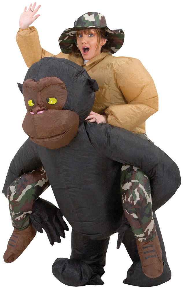Carry Me Gorilla Inflatable Costume