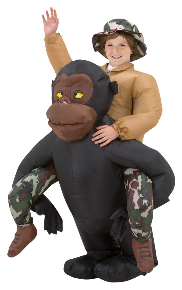 Carry Me Gorilla Children's Inflatable Costume