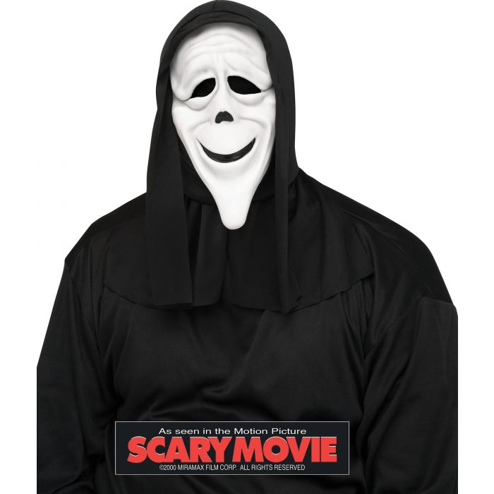 Scary Movie Mask with Shroud
