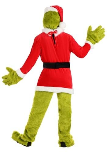 Dr. Seuss' The Grinch - Deluxe Santa Open Face Costume