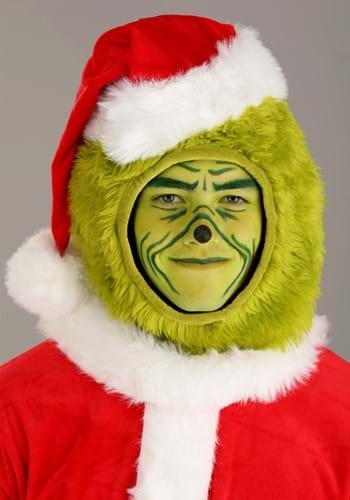 Dr. Seuss' The Grinch - Deluxe Santa Open Face Costume