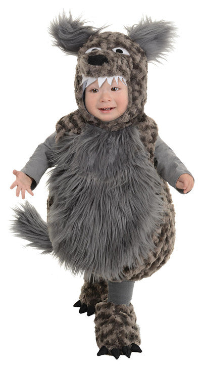 Fuzzy Wolf Belly Babies Costume -Toddler/Infant