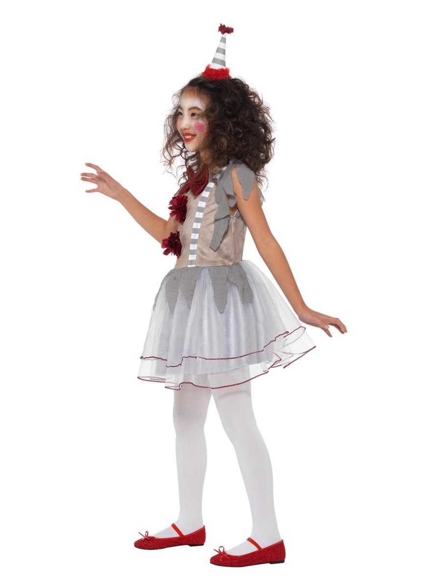 Vintage Scary Clown Girl Costume