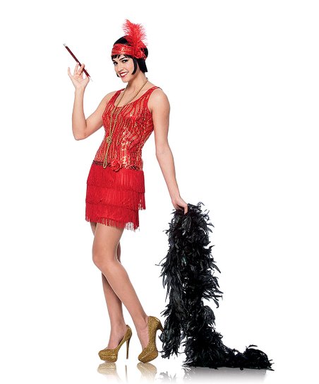 Broadway Flapper Costume - Red